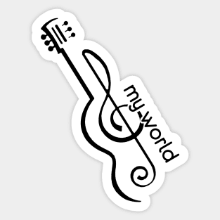 Music... My World Sticker